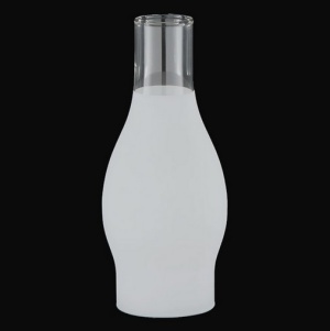 Frosted Glass 2 5/8 X 7 3/4 Kerosene Oil Lamp Chimney Cd Rayo Burners