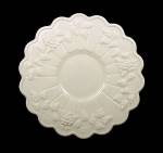 Click here to enlarge image and see more about item 46348: Westmoreland Paneled Grape Milk Glass Saucer Underplate
