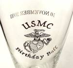 Click to view larger image of USMC US Marines Corps Drinking Glass Tumbler Vintage (Image5)