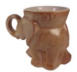 Click to view larger image of 1979 Frankoma Pottery GOP Political Party Elephant Mug (Image2)