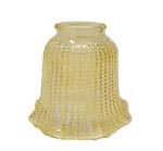 Click to view larger image of Light Shade Amber Beaded 2 1/4 in Bell Chandelier Wall Sconce  (Image2)
