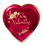 Click here to enlarge image and see more about item 69950: To My Valentine Heart Candy Box Betty Jane Homemade