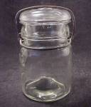 Click to view larger image of Atlas E-Z Seal Pint Canning Jar Glass Lid Bail Vintage (Image4)