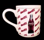 1997 Coca Cola Coke Bottle Coffee Mug Cup Advertising Porcelain China 