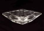 Click to view larger image of Diamond Cut Etched Elegant Glass Individual Ashtray (Image2)