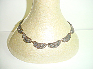Vintage Copper Link Necklace  Arts and Crafts (Image1)