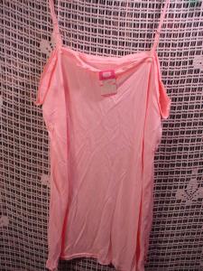 1930's NOS Pink Camisole/T'Shirt Very Silky (Image1)