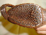 Click to view larger image of Vintage French Brown Beaded Evening Bag (Image7)