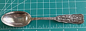 OMAHA NATIVE AMICAN INDIAN STERLING SOUVENIR SPOON (Image1)