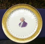 Click to view larger image of George & Martha Washington Plates (pair) (Image3)