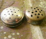 Click to view larger image of Cottage Salt Shakers  pair (Image5)