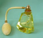 Vaseline Glass Perfume Atomizer