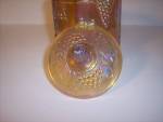 Click to view larger image of Gold Carnival Glass Harvest Grape Cookie or Goodie Jar (Image2)