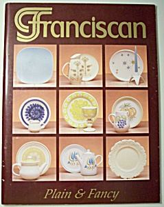 Franciscan Pottery Plain & Fancy Book By Delleen Enge