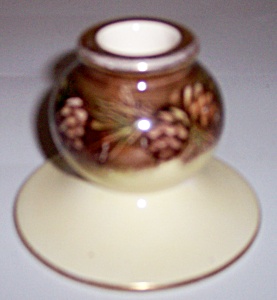 FRANCISCAN POTTERY EL PATIO DECORATED CANDLESTICK! (Image1)