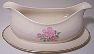 Franciscan Pottery Fine China Cherokee Rose Gravy Bowl