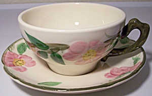 Franciscan Pottery Desert Rose U.s.a. Cup/saucer Set