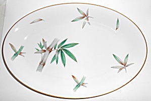 Noritake China Porcelain Canton Bamboo Large Platter! (Image1)