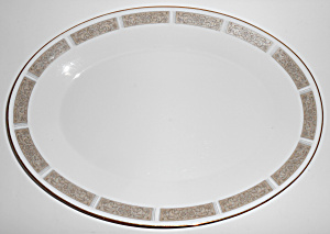 Noritake China Porcelain Justine Floral Large Platter