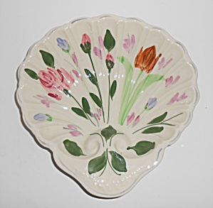 Blue Ridge Pottery Floral Deep Shell Bowl