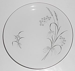 Rosenthal Porcelain China Platinum Wheat 6741 Dinner Pl (Image1)