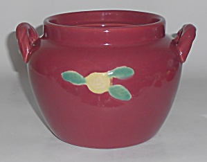Coors Pottery Rosebud Red Utility Jar Robert Schneider