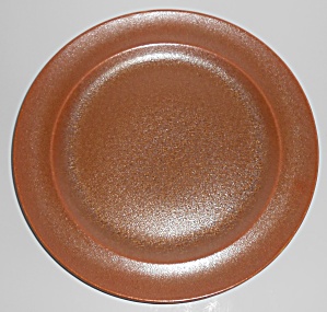 Homer Laughlin Pottery China Wells Art Glaze Rust 9-7/8