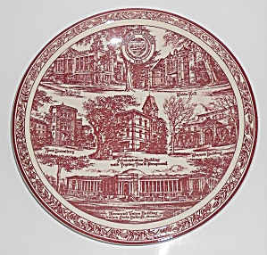 Vernon Kilns Pottery Oregon State Commemorative Plate