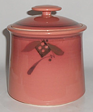 Carson Studio Pottery Floral Decorated Canister w/Lid (Image1)