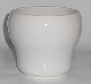 Franciscan Pottery Tropico Ware Gloss White Jardiniere (Image1)