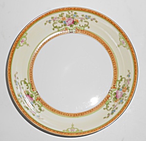 Noritake Porcelain China Floral W/gold Soup/cereal Bowl
