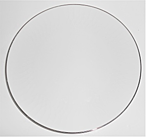 Noritake Porcelain China Sonoma W/platinum Dinner Plate