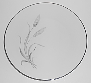 Noritake Porcelain China Prosperity 6841 W/platinum Din