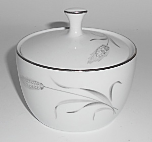 Noritake Porcelain China Prosperity 6841 W/platinum Sug