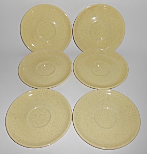 Bauer Pottery Monterey Moderne Yellow Speckle Set/6 Sau (Image1)
