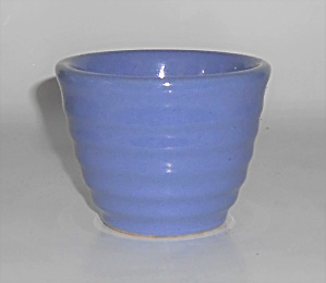 Garden City Pottery Ring Blue Custard Cup