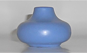 Tudor Art Pottery Satin Blue Salt Shaker