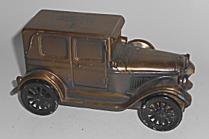 Vintage Copper/brass 1924 Car Bank