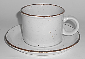 Midwinter Pottery Stonehenge Creation Cup & Saucer Set