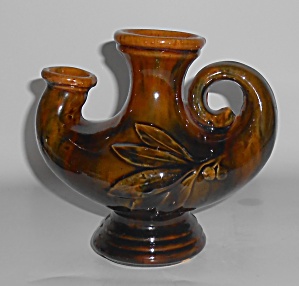 American Art Pottery Standard Glaze Teapot Style Vase