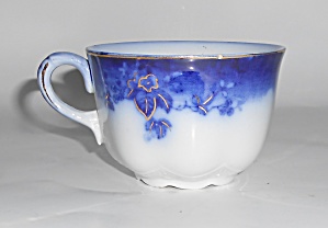 Vintage Johnson Bros. Flow Blue Clayton Tea Cup