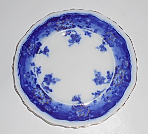 Vintage Johnson Bros. Flow Blue Clayton Dessert Plate