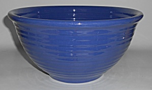 Vintage Bauer Pottery Ring Ware Cobalt #9 Mixing Bowl