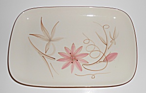 VINTAGE Winfield China Pottery Passion Flower Platter (Image1)