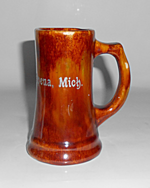 Cambridge Art Pottery Standard Glaze Mug - Alpena, Mich