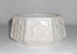 Zanesville Stoneware Pottery Company White Art Bowl !