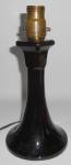 Click to view larger image of Peters And Reed Art Pottery Black Mirror Ware Lamp (Image1)