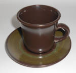 Click to view larger image of Franciscan Pottery Madeira Cup/Saucer Set! MINT (Image1)