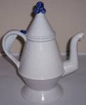 Click to view larger image of METLOX POPPY TRAIL POTTERY PROVINCIAL BLUE COFFEE POT! (Image2)