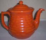 Click to view larger image of BAUER POTTERY RING WARE VERY RARE DRIP COFFEE POT! (Image1)